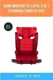 Diono Monterey Xt Latch 2 In 1 Expandable Booster Seat Red Booster Seat Best Car Seats 2 In