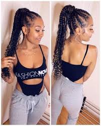 30 Trending Braided Hairstyles For Black Women In 2020 Girls Hairstyles Braids Braided Hairstyles For Black Women Braided Ponytail Hairstyles