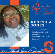 📣 Welcome to The Ranch, Coach Keneshia Jones! 🐎🏀💻 We're thrilled to  welcome back Coach Keneshia Jones to Southwood High School—this time in a  dynamic dual role as a Digital Graphics &