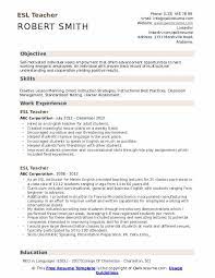 I added this to my resume. Esl Teacher Resume Samples Qwikresume