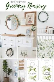 Greenery Nursery Baby Room Decor Nursery Closet Gender Neutral Nursery Theme
