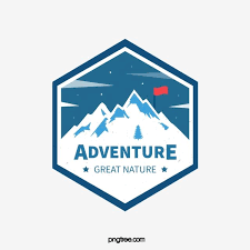 Hexagon Snow Mountain Retro Badge Snow Mountain Badge Sign Png And Vector With Transparent Background For Free Download Badge Hexagon Snow Mountain