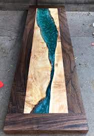 Resin casting river table by matthew on thursday, october 31, 2019 there is just something really cool about river tables and live edge projects that use clear epoxy to take organic shapes and make them useful parts of everyday life. First Attempt At A River Table Will Be The Top Of An Entry Way Table I M Building Woodworking