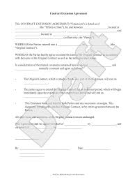 Gauge your pace based upon your current progress and what parts of the project have yet to be completed. Free Contract Extension Agreement Free To Print Save Download