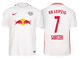 Rb leipzig team crest on the front. Red Bull Leipzig Jersey Marcel Sabitzer Home 2016 17 Shirt Soccer Jersey Leipzig Jersey