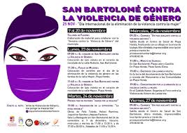 Para las personas que son. San Bartolome Conmemora El Dia De La Eliminacion De La Violencia Contra La Mujer Con Importantes Actos Masscultura