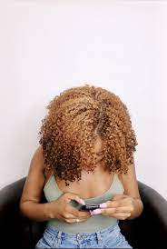 Natural Hair Blonde On Black Girl Natural Hair Styles Brown Hair Dye Girl Hair Colors
