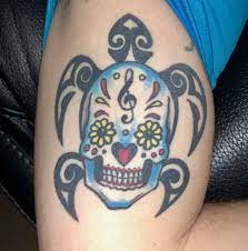 Candy Skull Turtle Shell Tattoo Turtle Shell Tattoo Shell Tattoo Tattoos