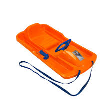 Der rote kinderschlitten bob twister aus hochwertigem kunststoff bietet viel fahrspaß für kinder ab 3 jahren. Khw Kinder Schlitten Snow Fox Lenkrodel Bob Rodel Lenkschlitten Orange Detec Handel De