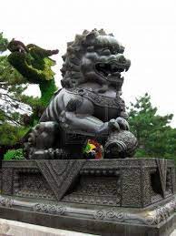 Chinese Guardian Lion Known As Shishi Or Imperial Guardian Lion Guardian Lion Foo Dog Chinese Lion Statue