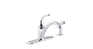 And let the installer of that faucet be you! K 10412 Forte Single Handle Kitchen Sink Faucet With Sidespray Kohler