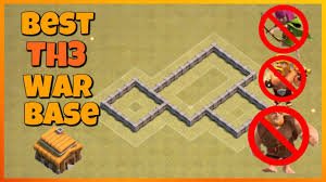 Townhall 9 war base new !!! Clash Of Clans Town Hall 3 Defense Coc Th3 Hybrid Base Layout Defense Strategy By Gaming Ciyus