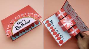 Handmade card with trophy sending personalized greeting cards is one of the best way to show your affection to your love ones and making them feel that they're loved. Birthday Card Ideas Gift Box Card Ideas Birthday Greeting Cards Latest Design Handmade 287 Youtube