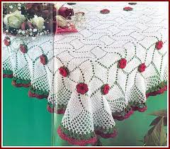Look at this stunning table runner! 44 Crochet Tablecloths Ideas Crochet Tablecloth Crochet Tablecloth Pattern Crochet