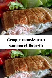 Croque Monsieur Au Saumon Et Boursin Toutes Recettes Com Croque Monsieur Recettes De Cuisine Recette Croque Monsieur
