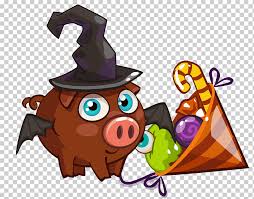 2048 x 1536 png 28 кб. Cartoon Illustration Halloween Monster Happy Halloween Mammal Terror Png Klipartz