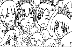 Winnie the pooh coloring pages. Candy Glitter Force Coloring Pages Bintang Hotteatime