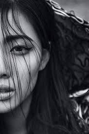 Artistic Black And White Woman Portrait Photography Celiabasto Black And White Portraits White Photography Portrait Photography