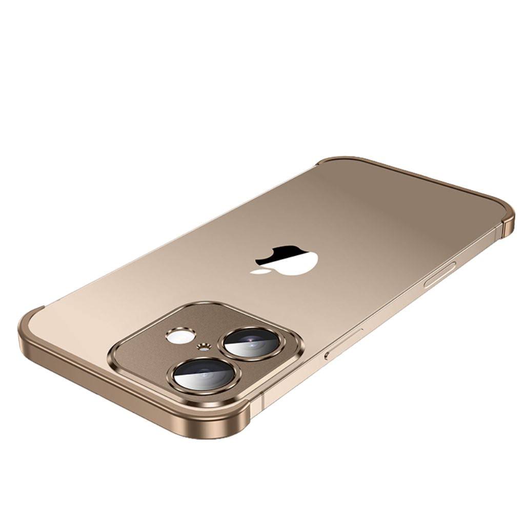 Minimal Metal Case for Apple iPhone, Slim and Lightweight Bumper