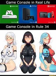 Game Console in Rule 34 - iFunny Brazil