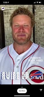 The Buffalo Bills' Instagram is currently campaigning to get Buffalo native  Jesse Winker voted into the All Star Game via former NFL Pro-Bowl Bills'  Center Eric Wood. Wood, a Cincinnati native, hails