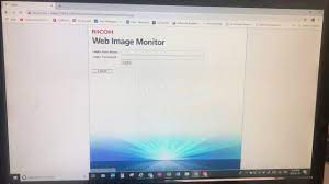 Enter the user name and password, and then click ok. Ricoh Web Image Monitor Default Password Official Login Page 100 Verified