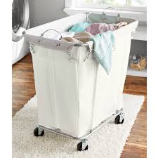 Save money online with laundry organizer storage cart deals, sales, and discounts june 2021. Mainstays Large Rolling Laundry Cart With Canvas Bag Walmart Com Walmart Com