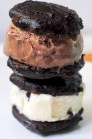 Wrap ice cream sandwiches individually in plastic wrap and store in the freezer until ready to serve. Gluten Free Chocolate Cookie Ice Cream Sandwich The Soccer Mom Blog