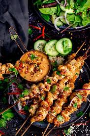 Here we serve seasoned marinated steak with a spicy peanut sauce for dipping. Easy Chicken Satay With Peanut Chilli Sauce Nicky S Kitchen Sanctuary