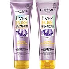 If hair shedding makes you uneasy, you might want to reconsider. Amazon Com L Oreal Paris Hair Care Everpure Blonde Sulfate Free Shampoo Conditioner Kit For Color Treated Hair Neutralizes Brass Balances For Blonde Hair Combo 8 5 Fl Oz Each Packaging May Vary