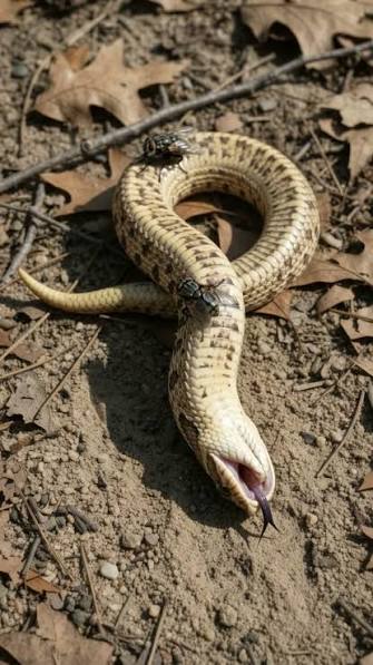 Discover the snake that could win an Oscar for its dramatic performance! Watch the western hognose fake its own death in the most elaborate way possible. 🐍💀 #NatureDrama #AnimalMagic