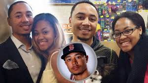 Mookie Betts Family Photos With Daughter And Wife Brianna Hammonds 2020 In 2020 Sports Gallery Famous Sports Family Photos