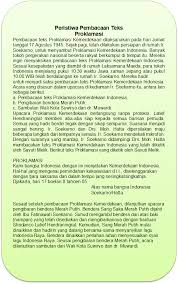 Contoh kalimat efektif menggunakan kosakata tentang perkembangan teknologi produksi pangan. Guru Ngawi Ramah Maret 2020