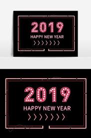 2019 Happy New Year Red Neon Font Design Png Images Ai Free Download Pikbest Happy New Year Fonts Design Neon
