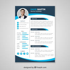 Premium Vector Professional Curriculum Vitae Template