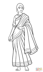 Collect diamonds to get unique items and much more. Indian Woman In Sari Coloring Page Free Printable Coloring Pages Coloring Home