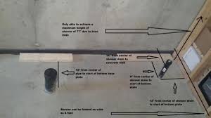 Shower drain concrete slab issue doityourself munity forums. Basement Bathroom Framing Question Pictures Included Home Improvement Forum