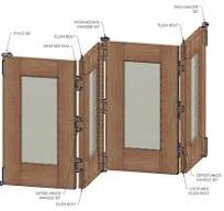 Stainless Steel Folding Door Bottom Double Sides Door Hinge ...