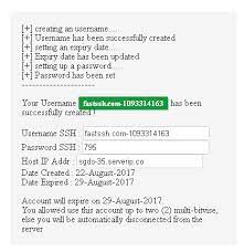 Cara membuat akun ssh gratis 30 hari 1. Beberapa Akun Ssh Premium Server Singapura Exp 29 Agustus 2017 Gratis Kumpulan Remaja