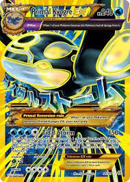 It can summon storms that cause the sea levels to rise. Primal Kyogre Ex Shiny Full Art Xy Ancient Origins Pokemon Tcgplayer Com