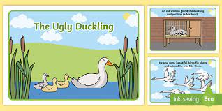 One shell cracked, and then another, and from each egg came a duckling that lifted its head and 7. The Ugly Duckling Story Teacher Made