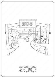 Wow, this was a lot of work! Printable Zoo Coloring Page Book Pdf