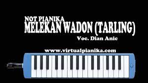 Melekan Wadon Dian Anic Versi Pianika Not Angka Pianika Melekan Wadon Youtube
