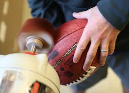 The ball must be a wilson. Eli Manning S Footballs Are Months In Making The New York Times