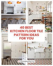 In many ways we feel that materials like slate, marble, granite, sandstone and limestone are a great compromise between wood and tile, offering both resilience and a look of nature. 40 Best Kitchen Floor Tile Pattern Ideas For You