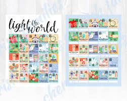This Listing Is For A Beautifully Cheerful Christmas Advent Calendar That Coordinates With The Lig Christmas Advent Calendar Christmas Advent Christmas Lesson