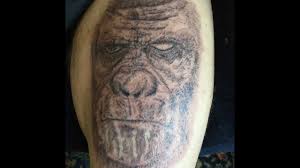 Celebrating the mighty planet of the apes saga, from the original novel, via the classic films of the 60s and 70s, right up to the 2011 reboot. Tattoo Planet Of The Apes Youtube