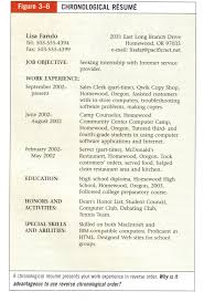 Sample Chronological Resume Chronological Resume Chronological Resume Template Downloadable Resume Template