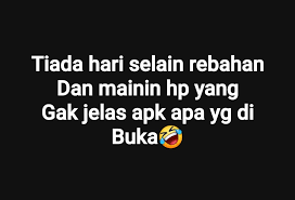 Dari namanya saja mungin ini adalah aplikasi yang pas untuk para kaum rebahan dan pas banget untuk mengisi waktu luang dimasa pandemi yang kini sedang melanda dunia ini. Facebook