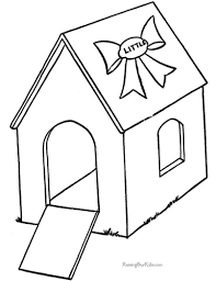 You can comment, issues or maybe you want to give us suggestion, just let us know it. Printable Dog House Coloring Page